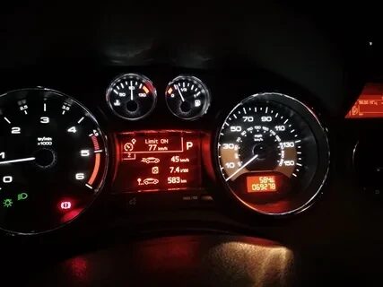 Ошибки приборной панели Peugeot